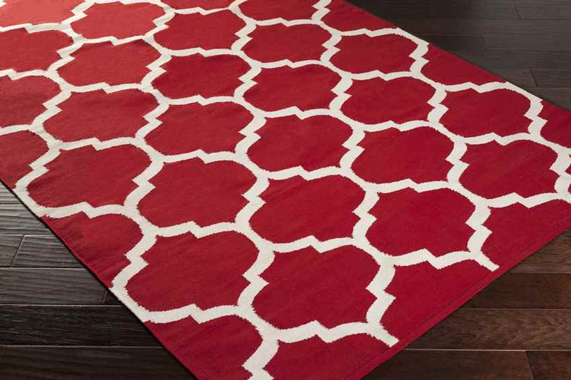 Zeddam Modern Red Area Rug