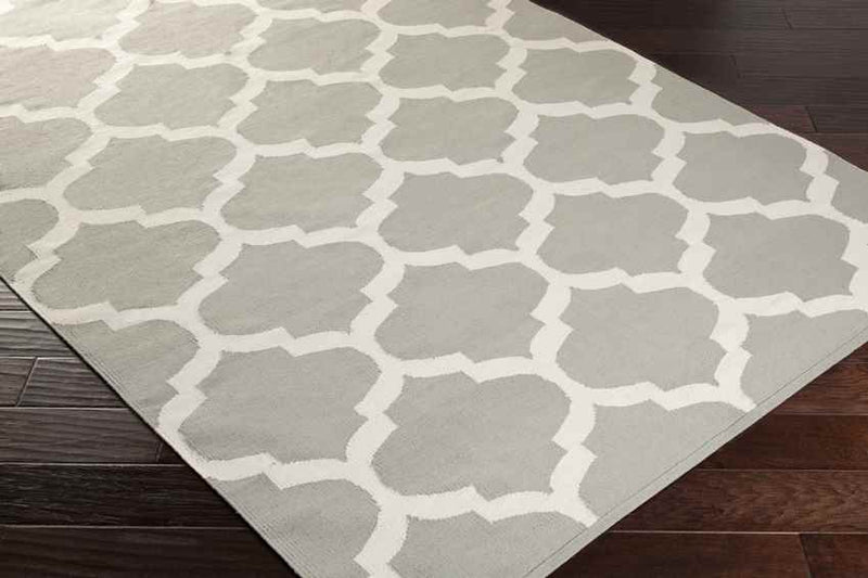 Zeddam Modern Light Gray Area Rug