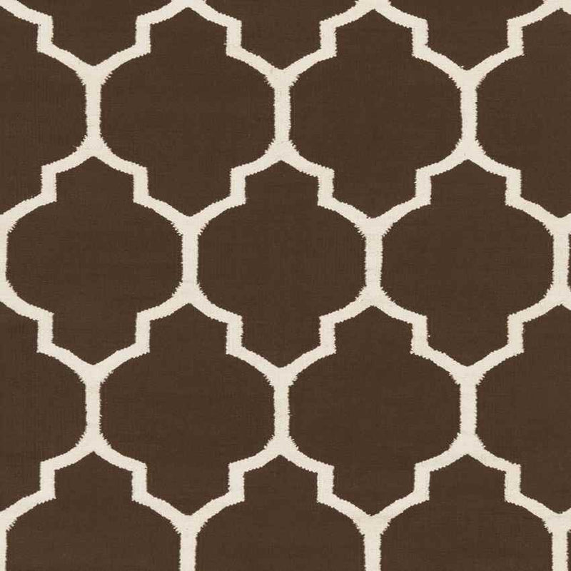 Zelhem Modern Dark Brown Area Rug