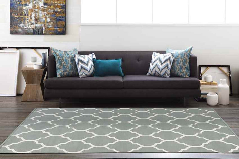 Zelhem Modern Medium Gray Area Rug