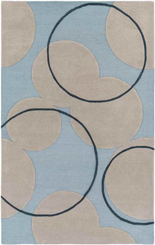 Zilven Modern Aqua Area Rug