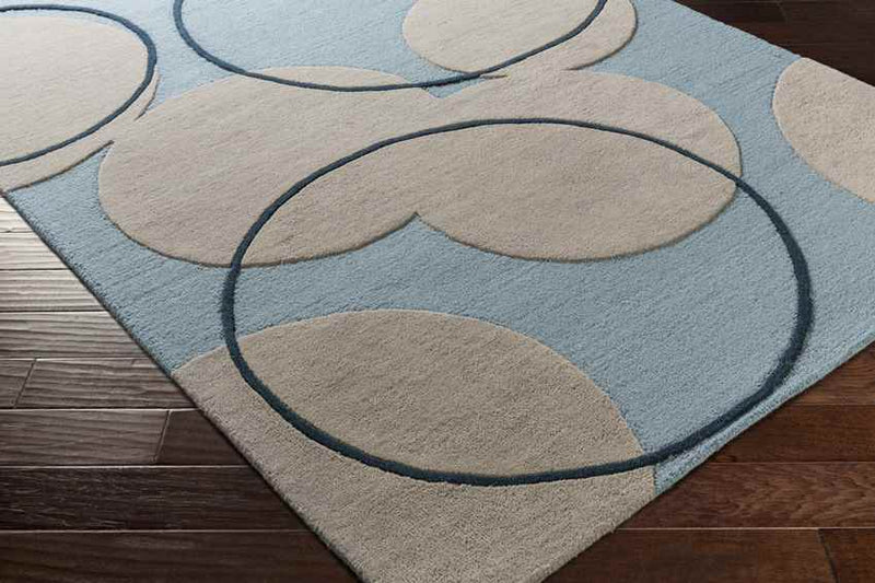 Zilven Modern Aqua Area Rug