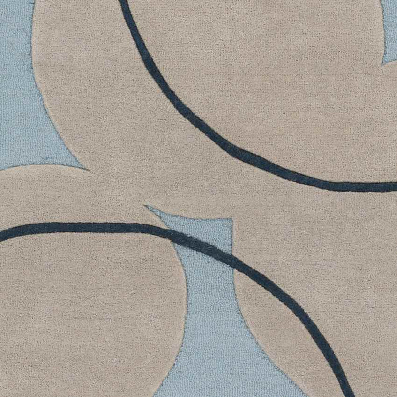 Zilven Modern Aqua Area Rug