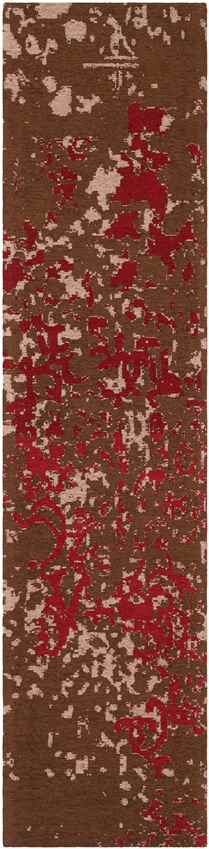 Coalville Modern Dark Red Area Rug