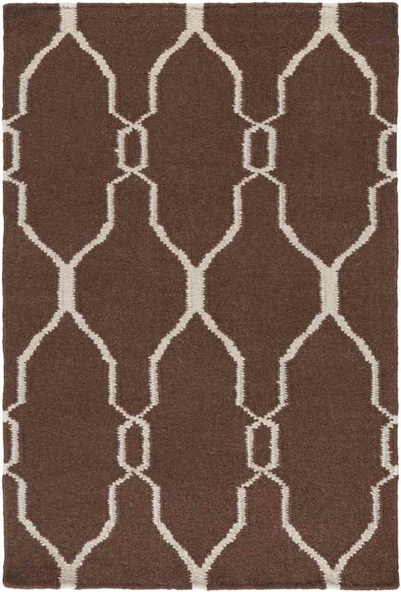 Hendon Modern Dark Brown Area Rug