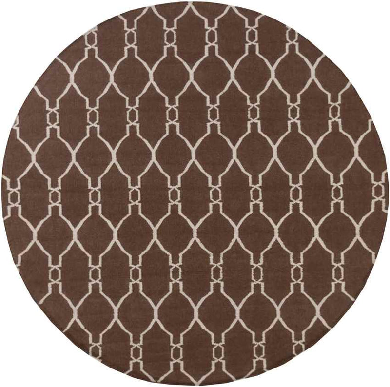 Hendon Modern Dark Brown Area Rug