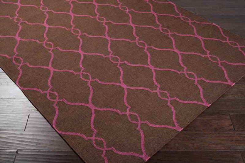 Hendon Modern Fuschia Area Rug