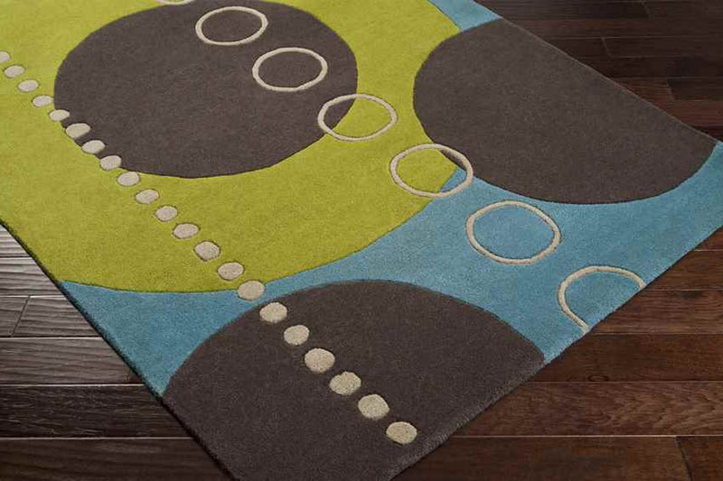 Wedde Modern Olive Area Rug