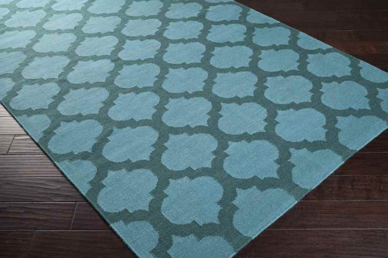 Wigton Cottage Teal Area Rug