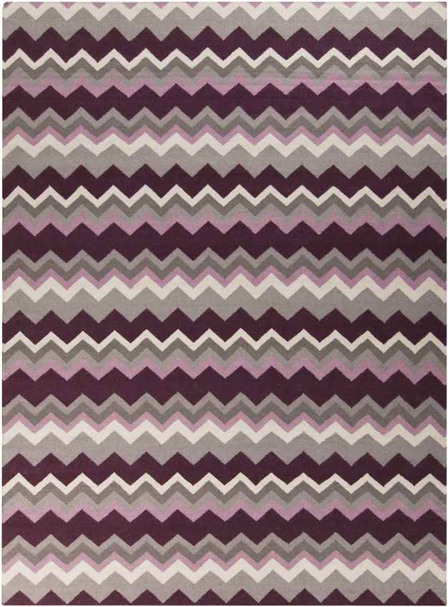 Weende Modern Dark Purple Area Rug