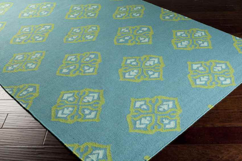 Sellingen Modern Teal Area Rug