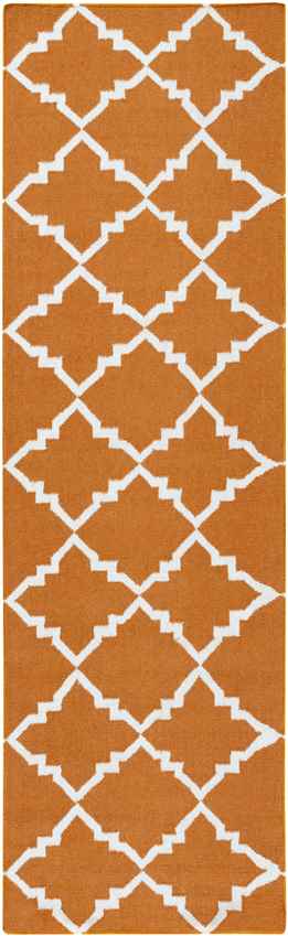 Selwerd Modern Burnt Orange Area Rug