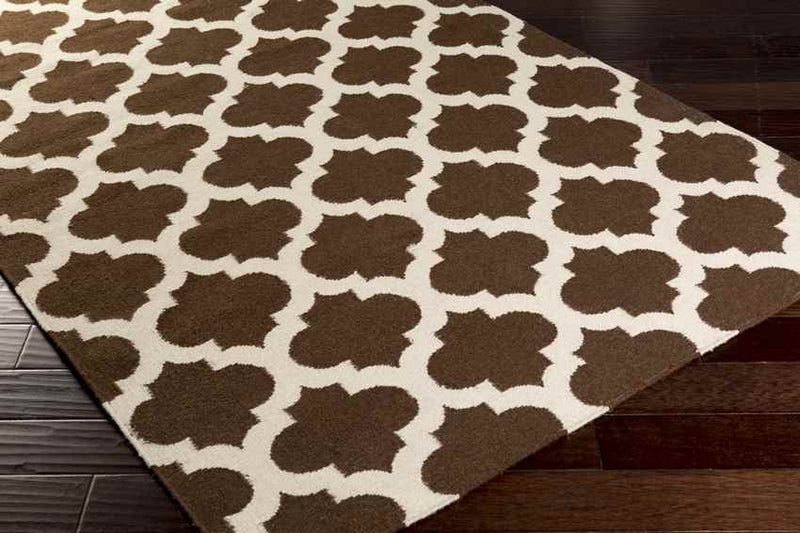 Wigton Cottage Dark Brown Area Rug