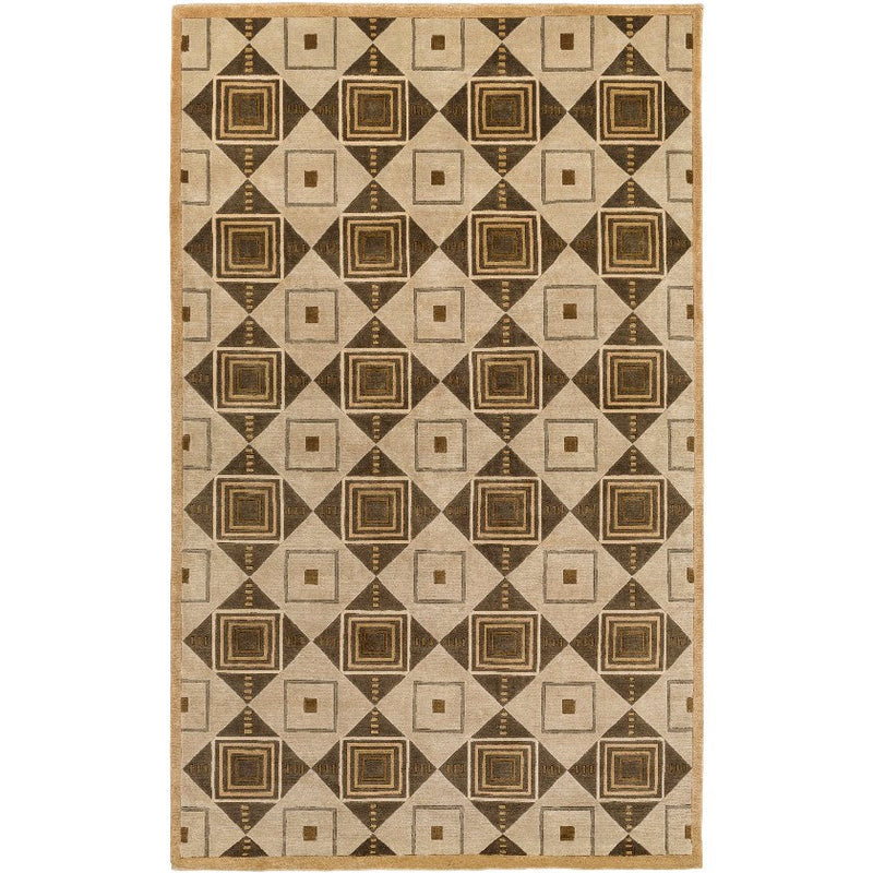 Steendam Modern Camel Area Rug