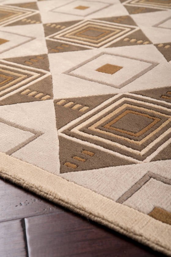 Steendam Modern Camel Area Rug