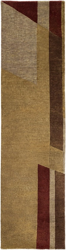 Stitswerd Modern Camel Area Rug