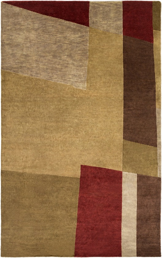 Stitswerd Modern Camel Area Rug