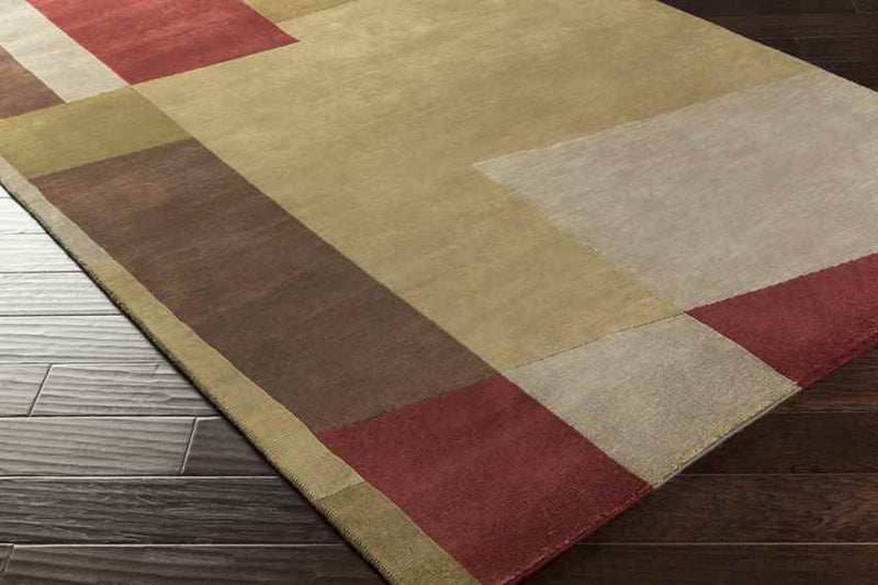 Stitswerd Modern Camel Area Rug