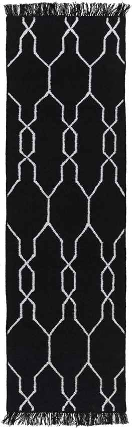 Tange Modern Black Area Rug