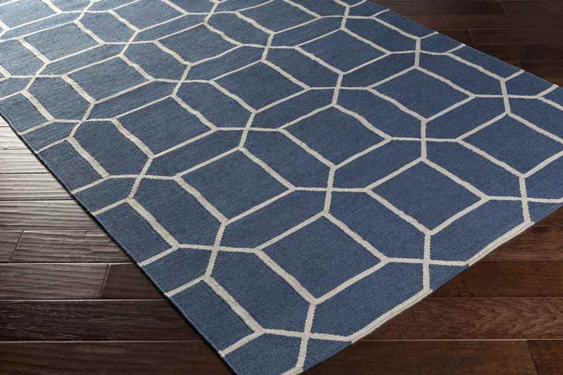 Ealing Modern Navy Area Rug