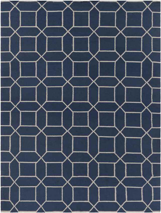 Ealing Modern Navy Area Rug