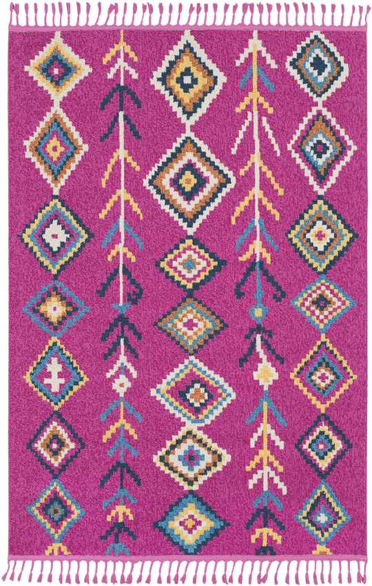 Bonar Global Bright Pink Area Rug