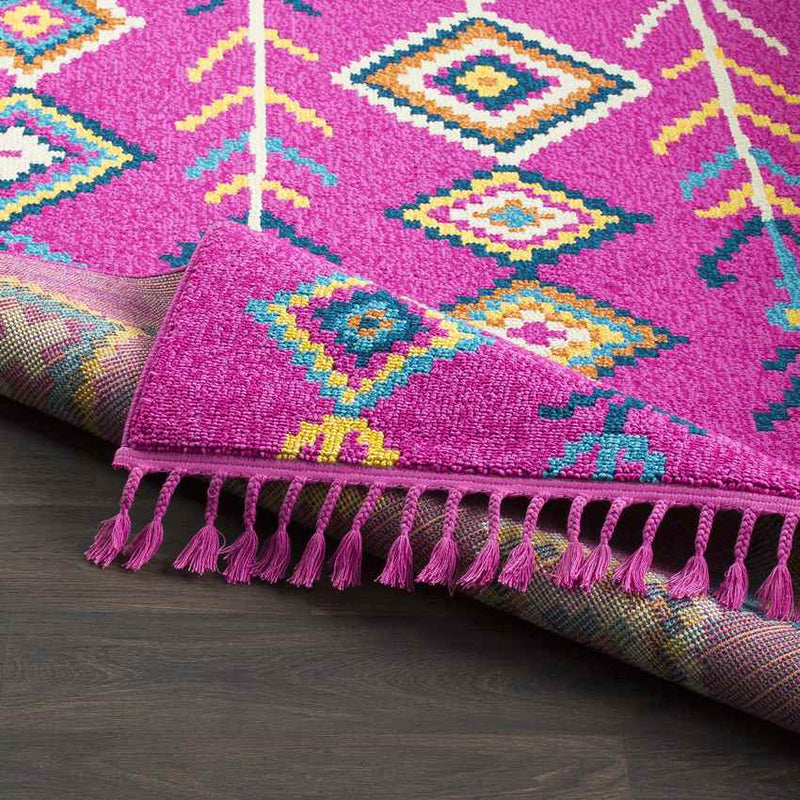 Bonar Global Bright Pink Area Rug