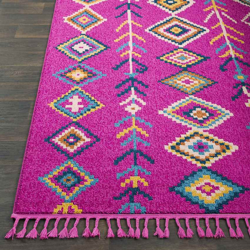 Bonar Global Bright Pink Area Rug