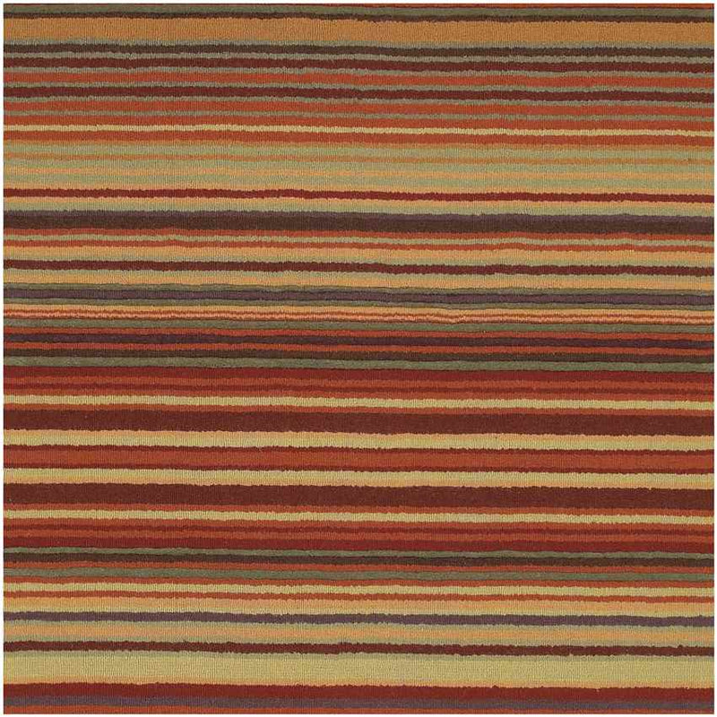 Oling Modern Burgundy Area Rug