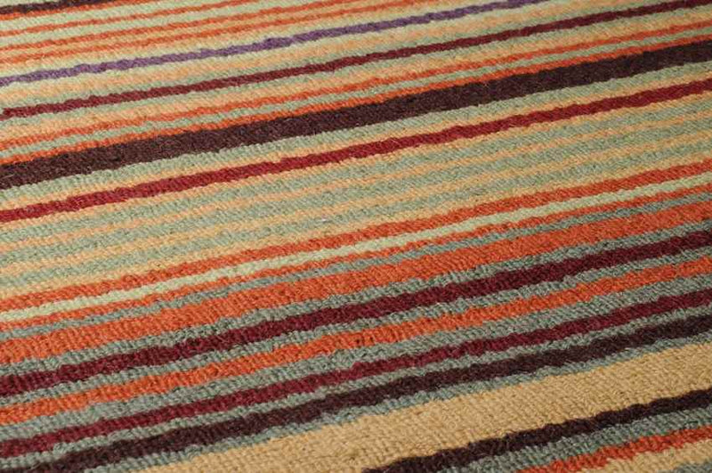 Oling Modern Burgundy Area Rug