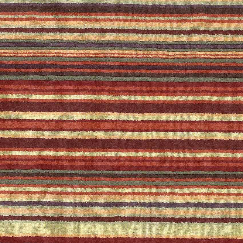 Oling Modern Burgundy Area Rug