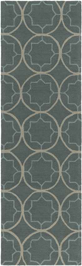 Oostwold Modern Teal Area Rug