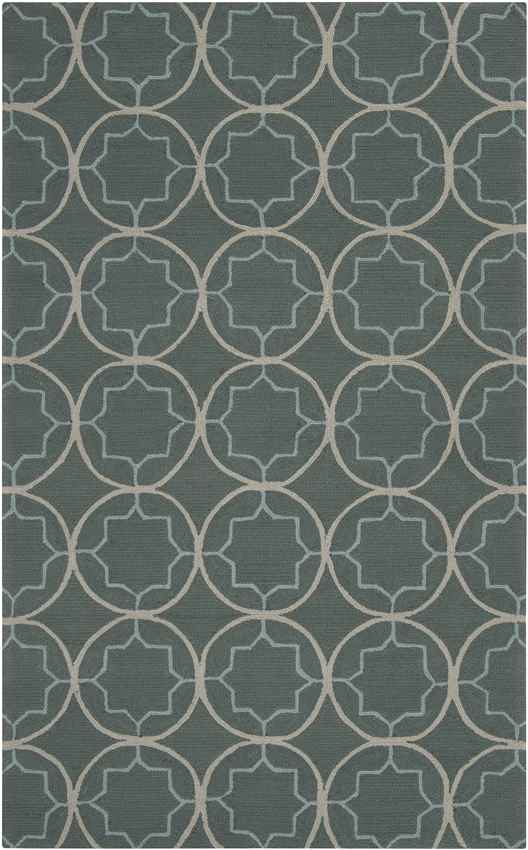 Oostwold Modern Teal Area Rug