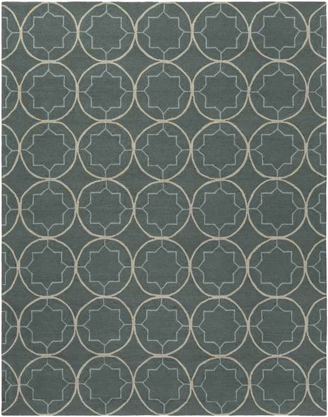 Oostwold Modern Teal Area Rug