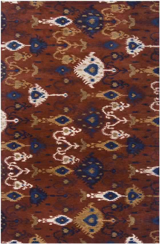 Yarm Global Burnt Orange Area Rug