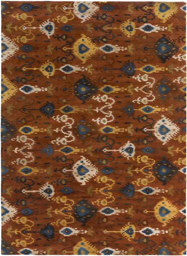 Yarm Global Burnt Orange Area Rug