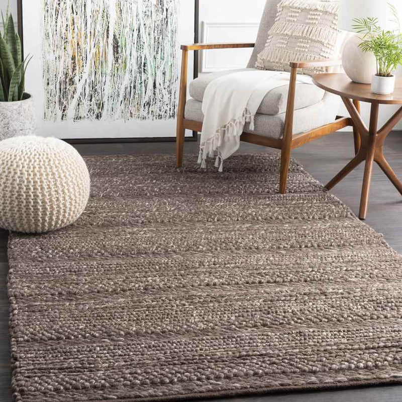 Alex Modern Dark Brown Area Rug