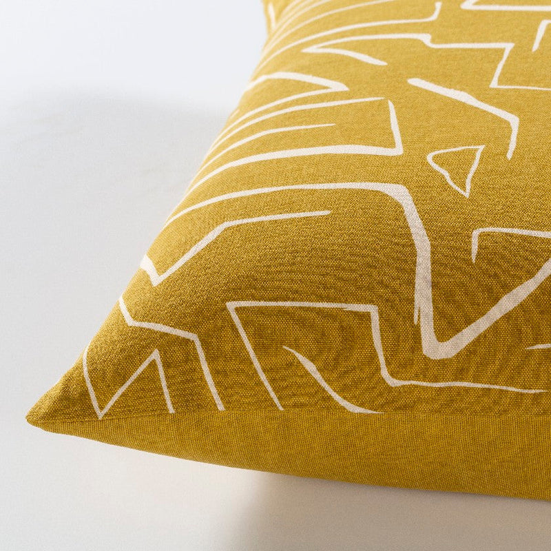 Anzegem Mustard Pillow Cover