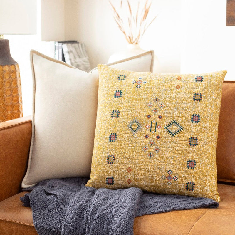 Hemiksem Mustard Pillow Cover