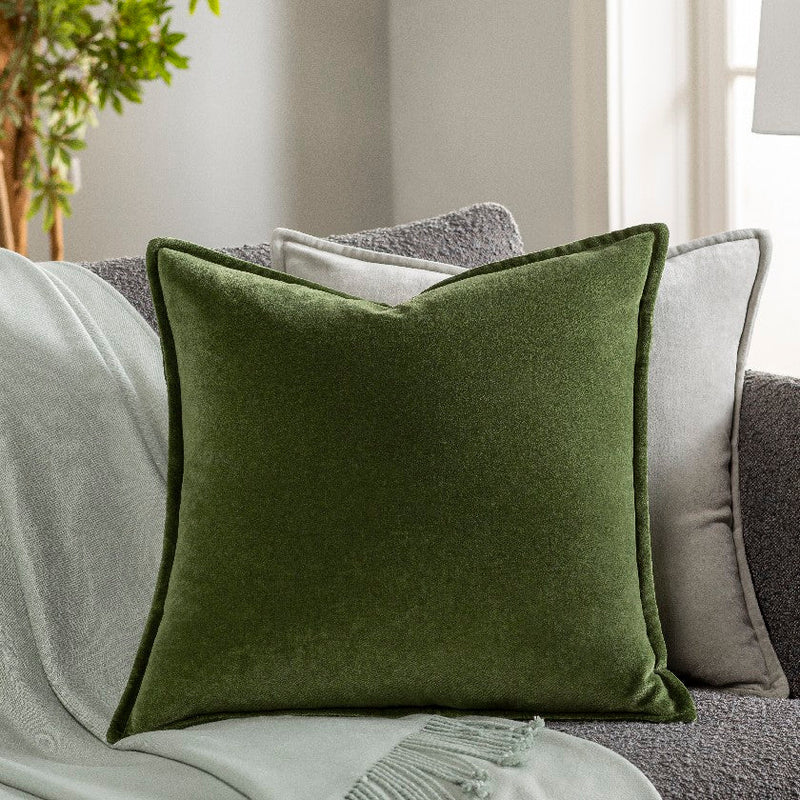 Merchtem Dark Green Pillow Cover