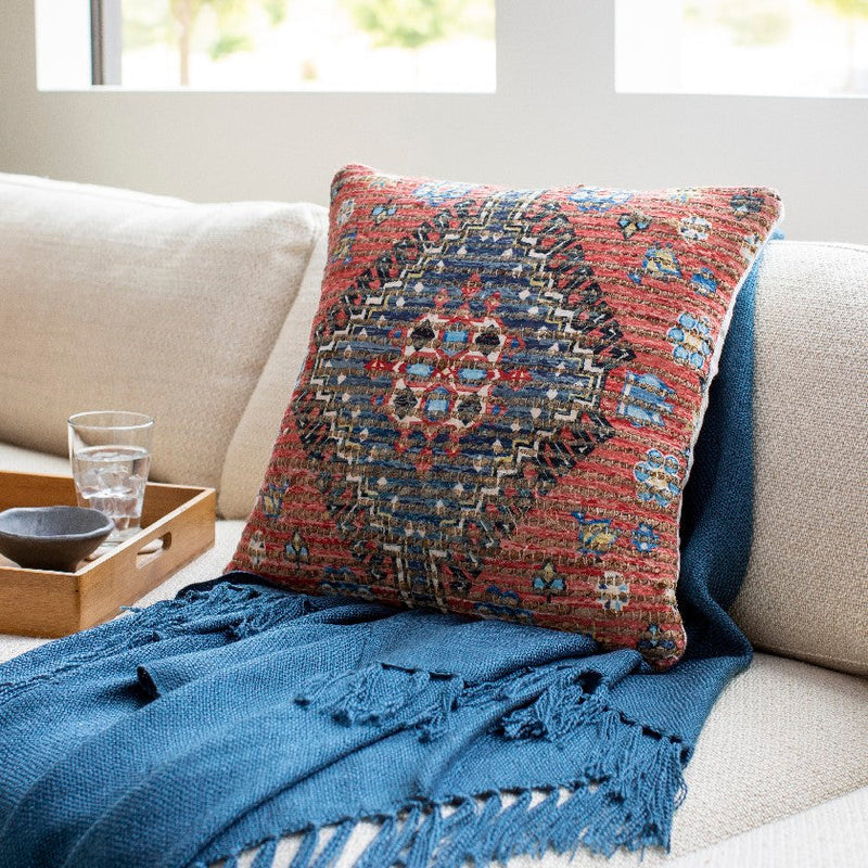 Moorslede Bright Red Pillow Cover