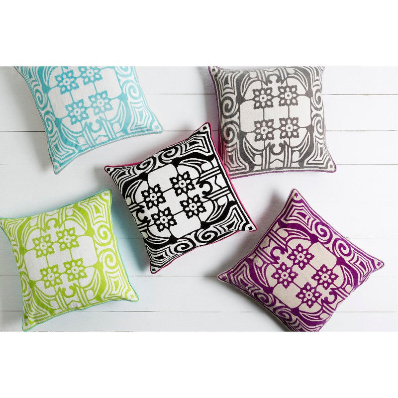 Zonnebeke Lime Pillow Cover