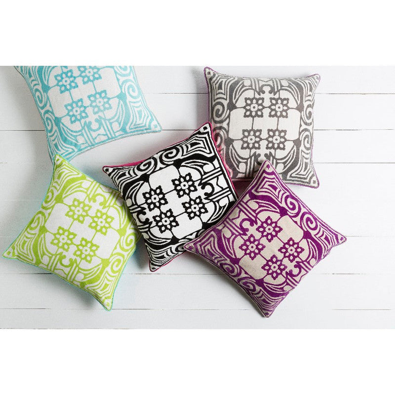 Zonnebeke Lime Pillow Cover