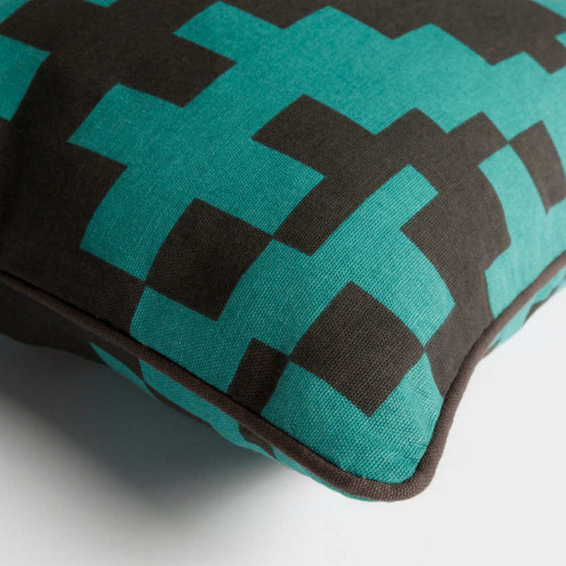 Elkerzee Teal Pillow Cover