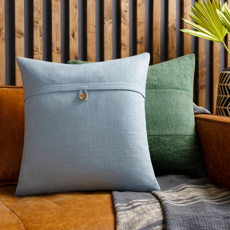 Ofwegen Ice Blue Pillow Cover