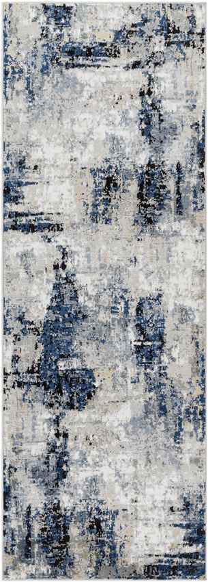 Vuren Modern Denim Area Rug