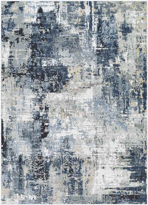 Vuren Modern Denim Area Rug