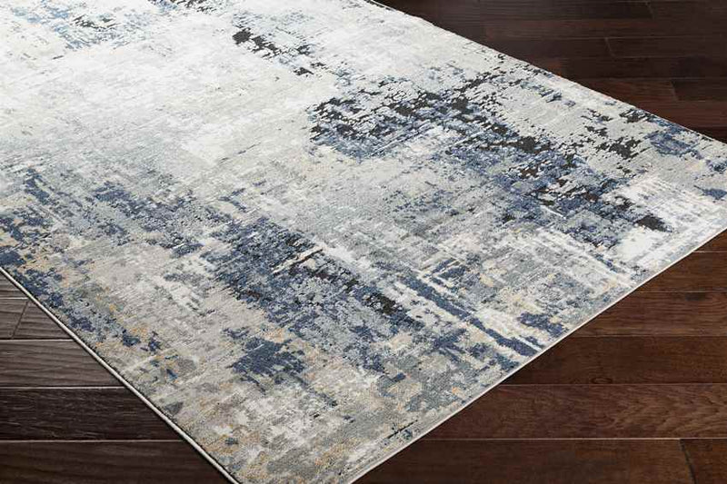 Vuren Modern Denim Area Rug