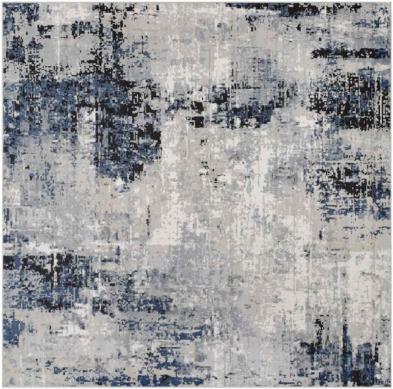 Vuren Modern Denim Area Rug