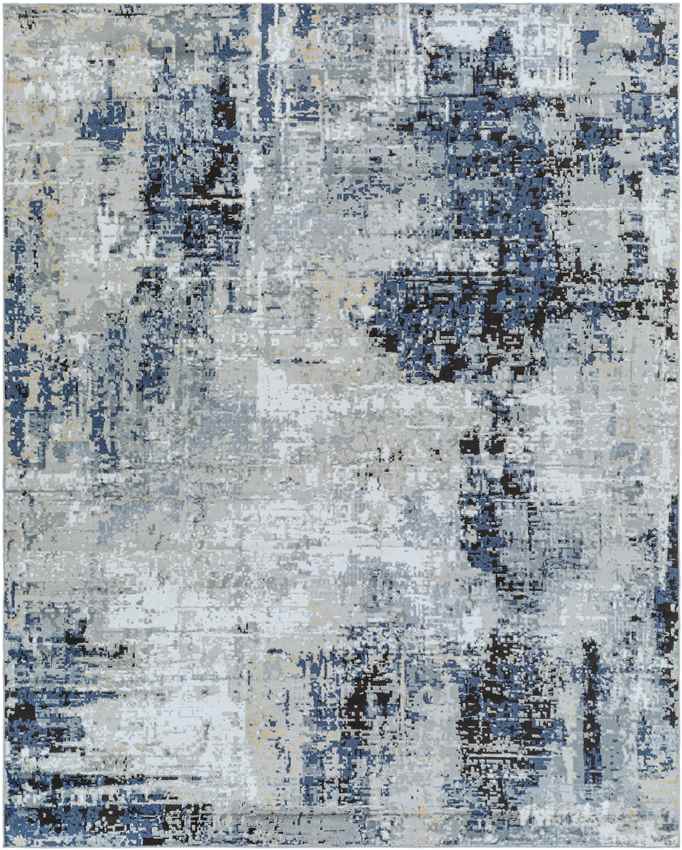 Vuren Modern Denim Area Rug